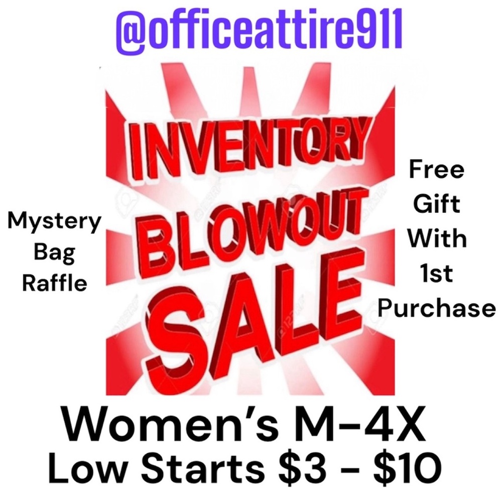 Low Starts Mon 4/21 6:45 pm Est Women’s L-4X Plus Size Mystery Bag Raffles - Picture 7 of 16